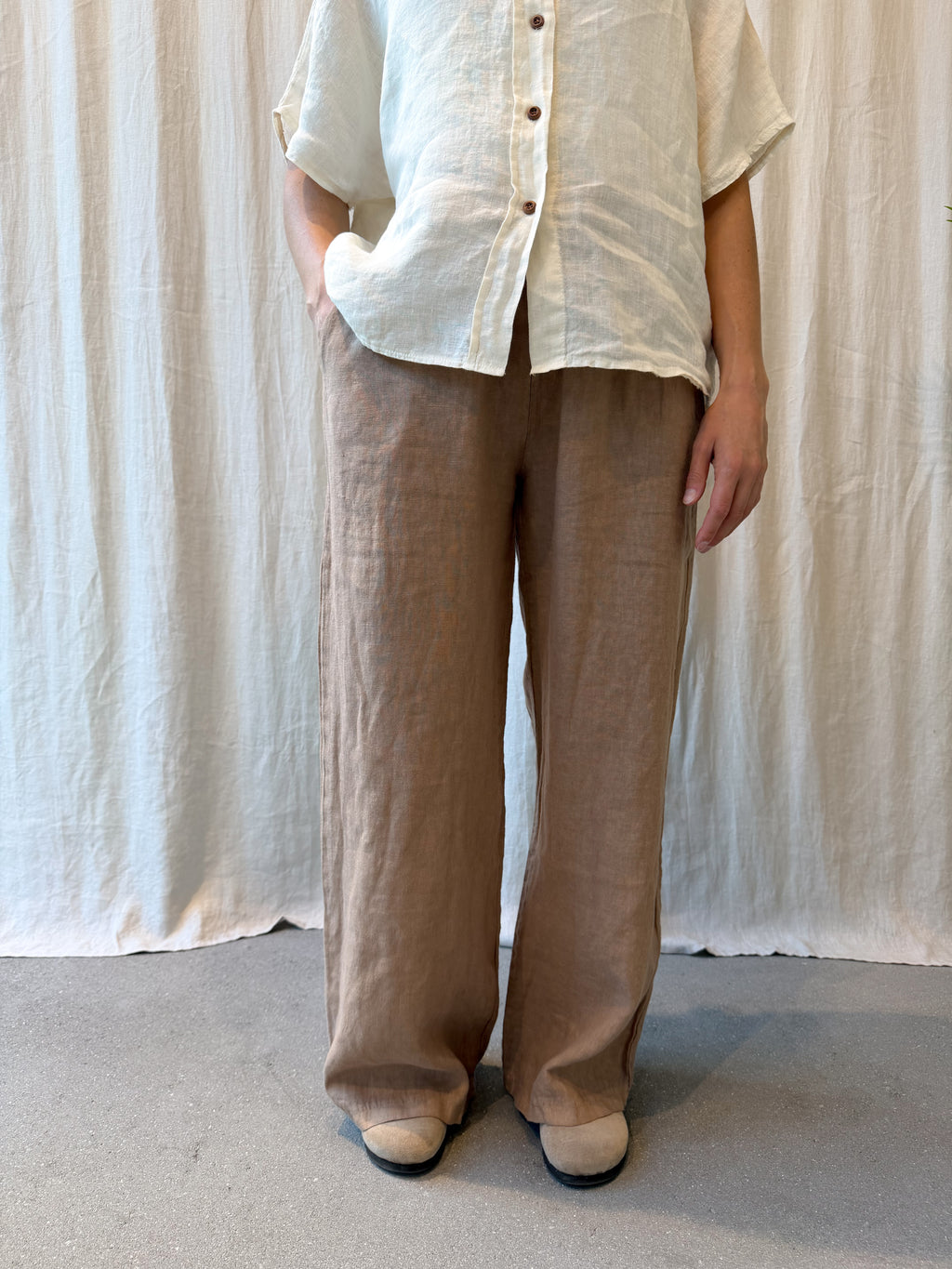 Positano linen pants