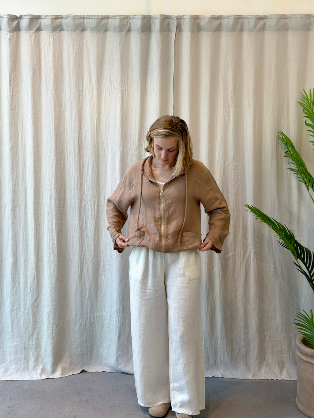 Ischia linen jacket