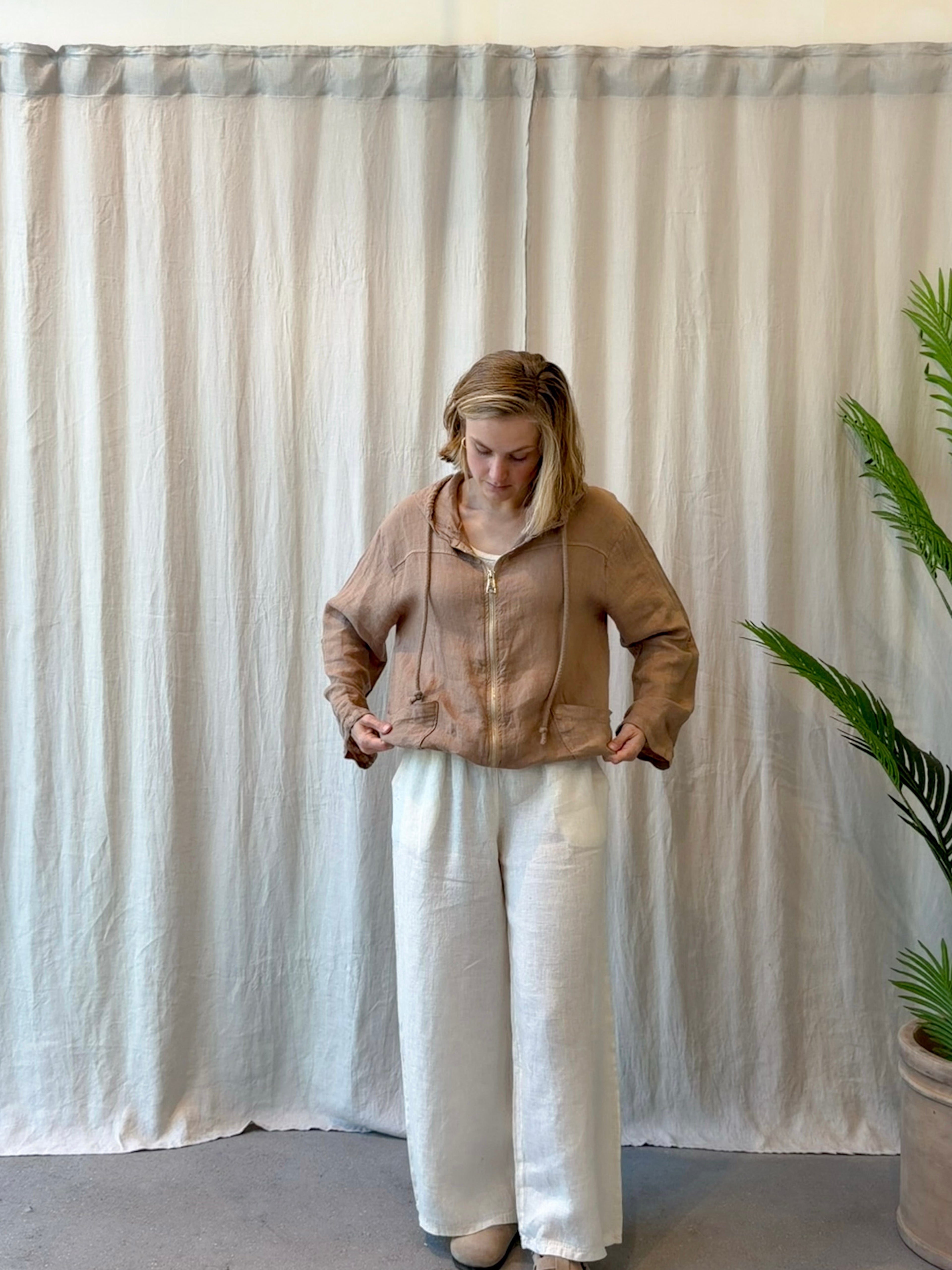 Ischia linen jacket
