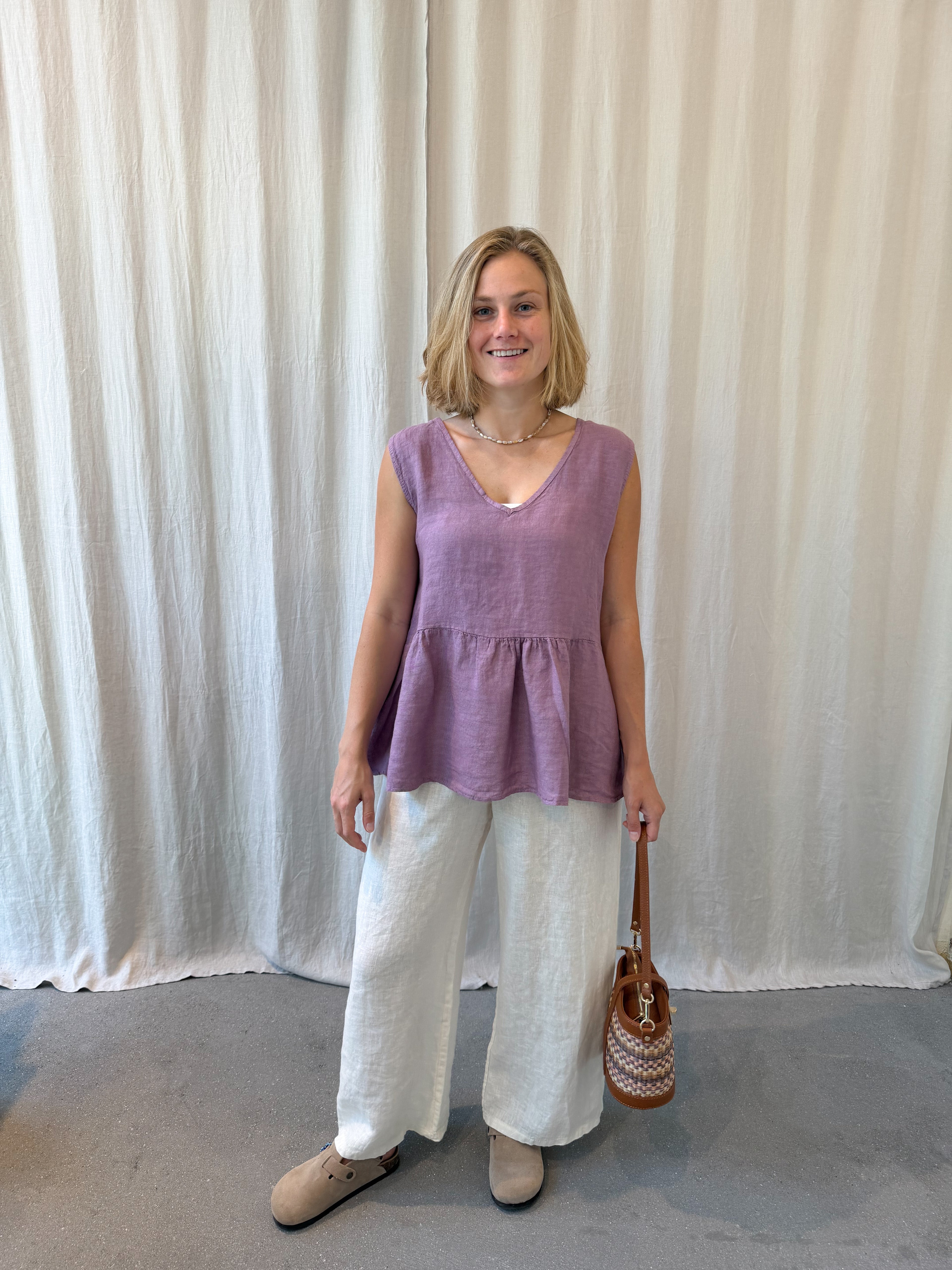Polignano linen top