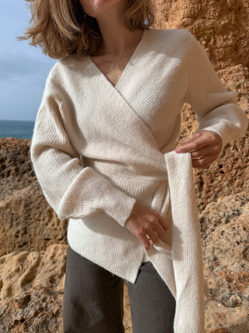 Bordeira wrap knit