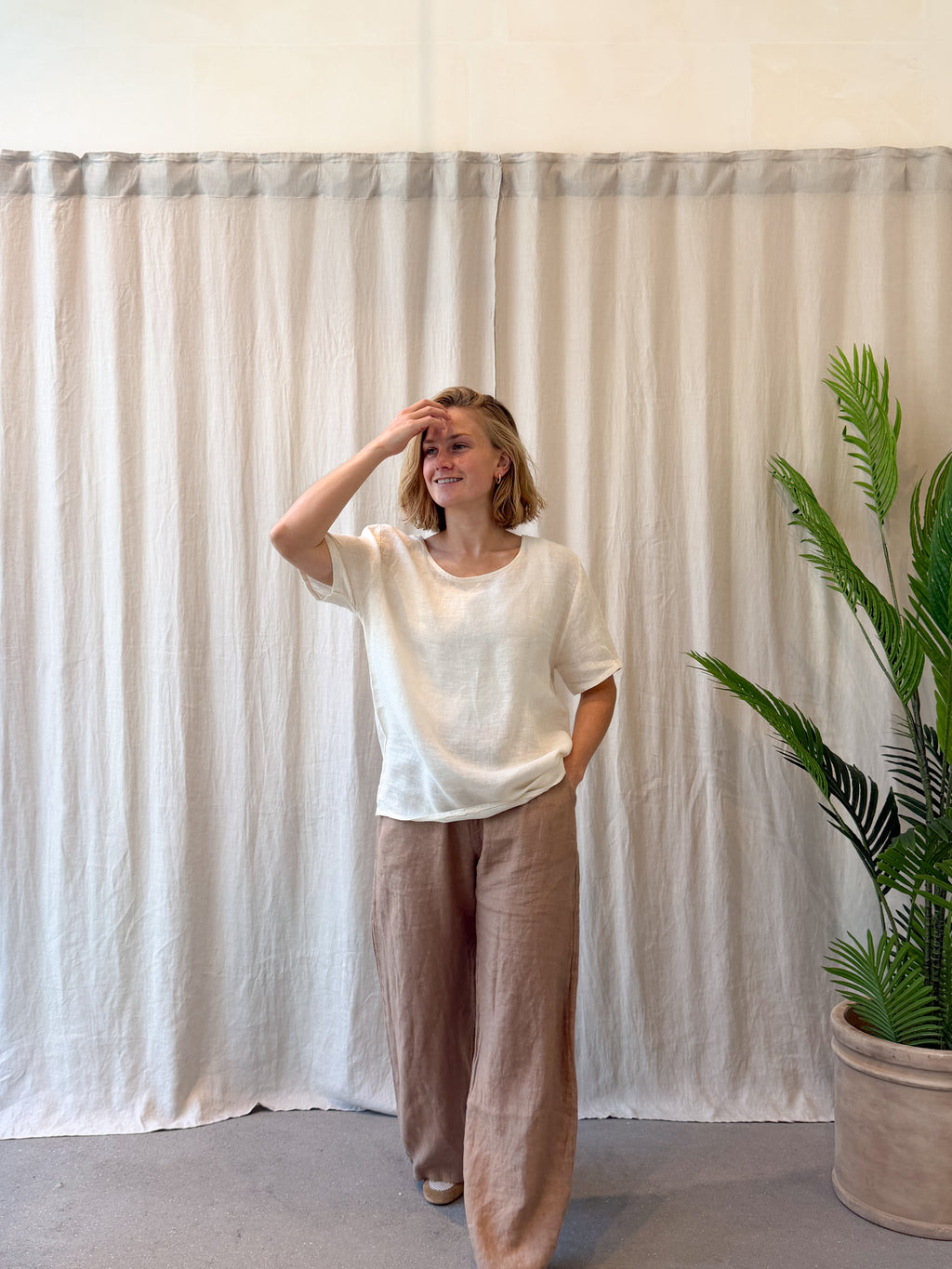 Monopoli basic linen shirt