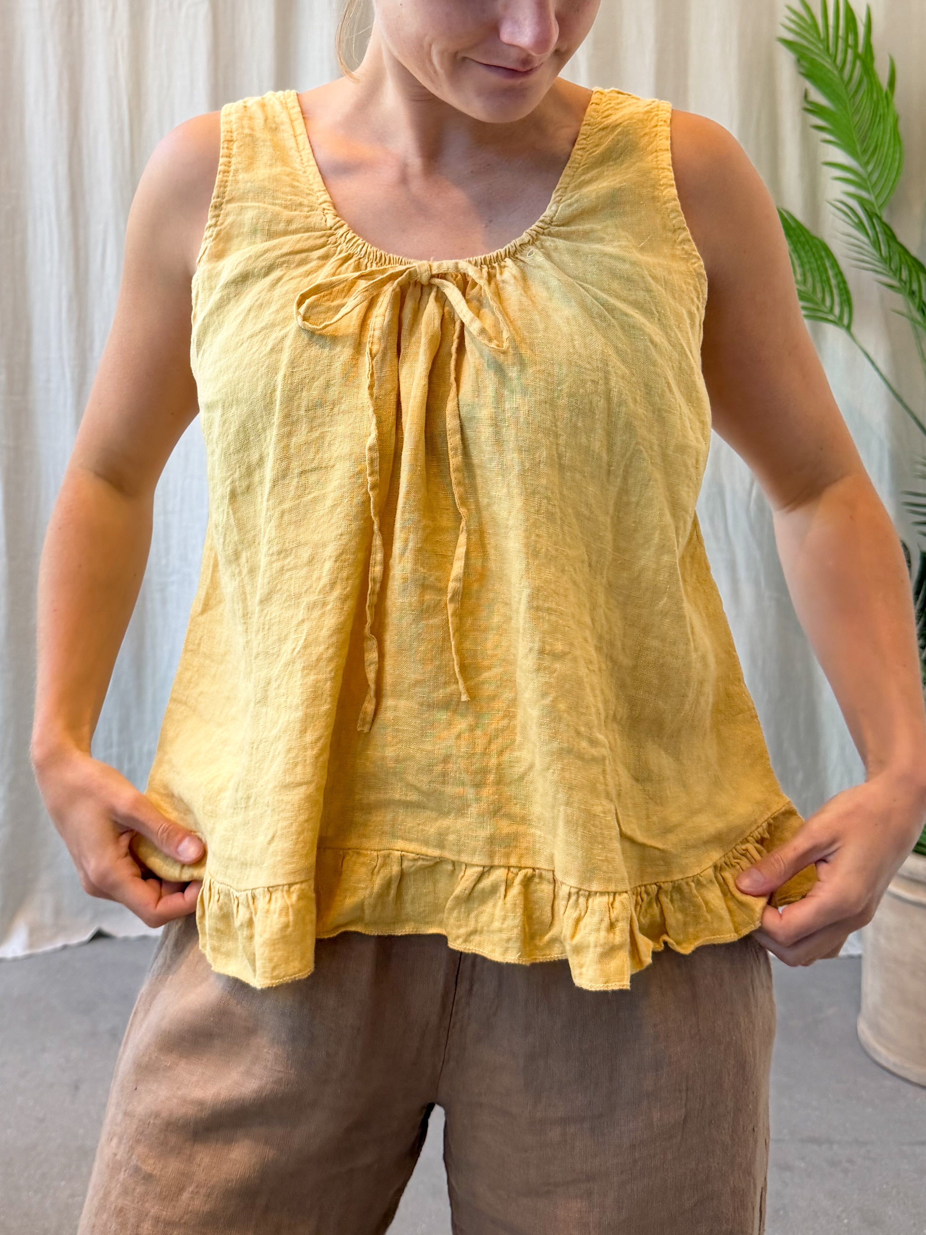 Sicilia linen top