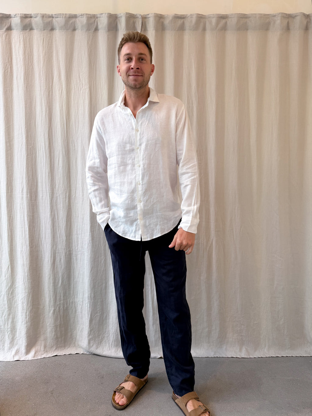 Toulon linen pants