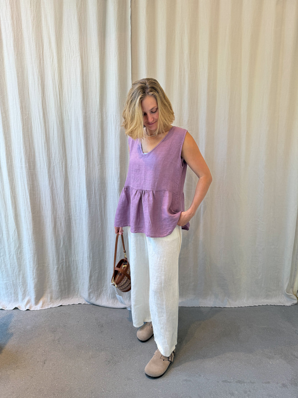 Polignano linen top