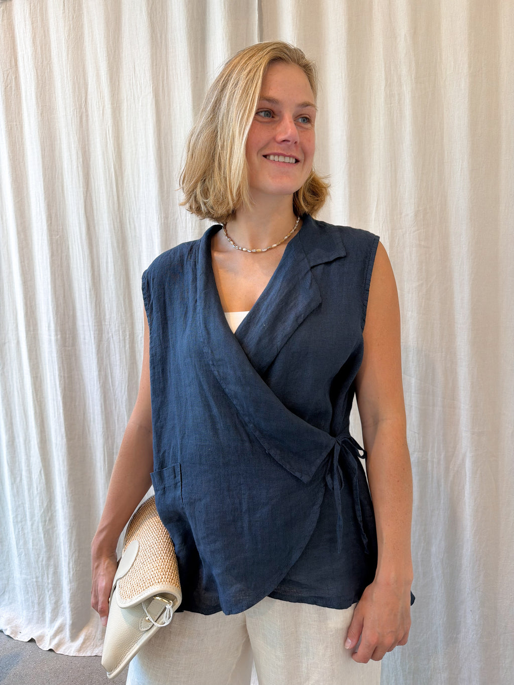Menaggio linen blouse