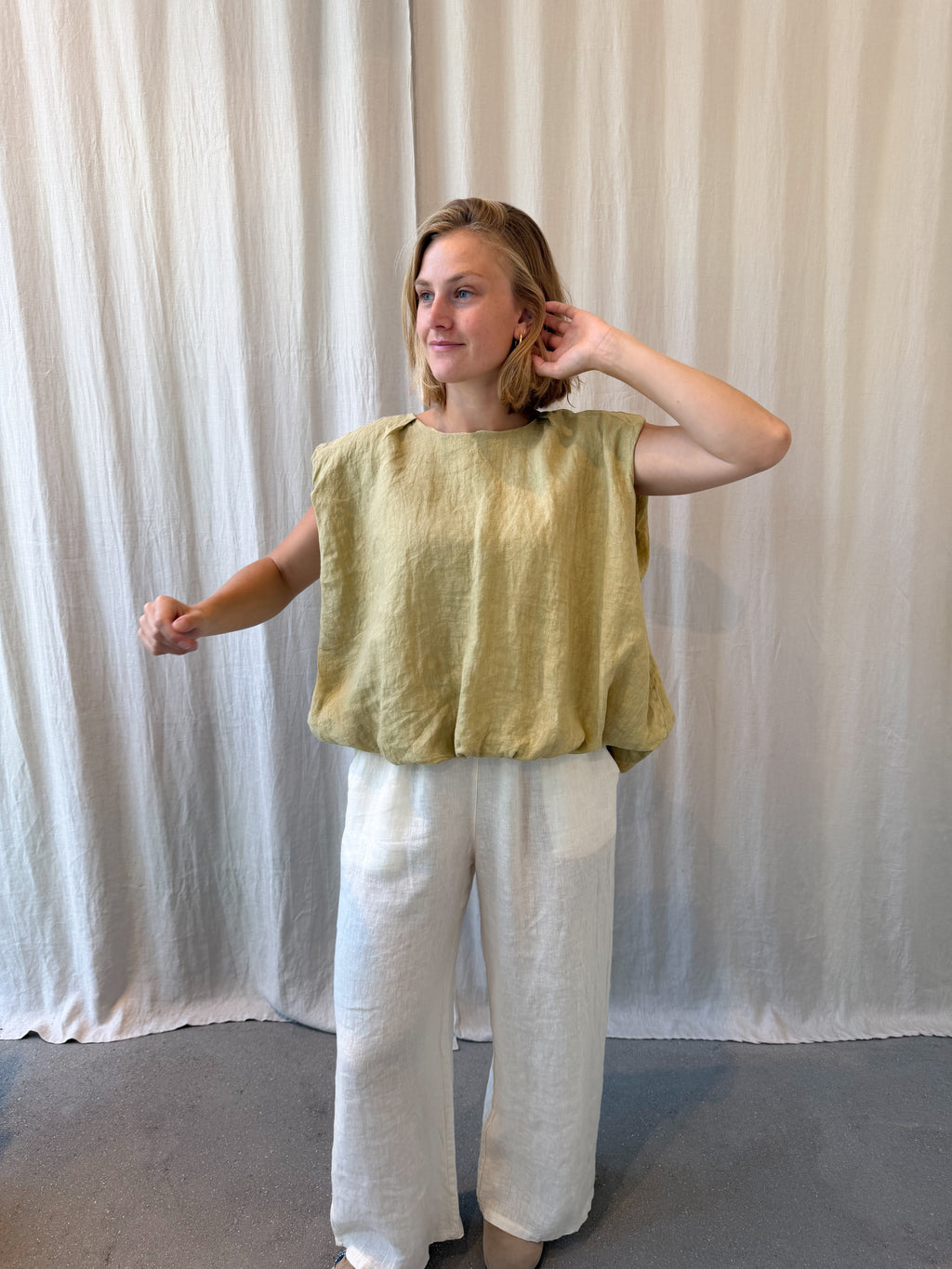 Matera linen top