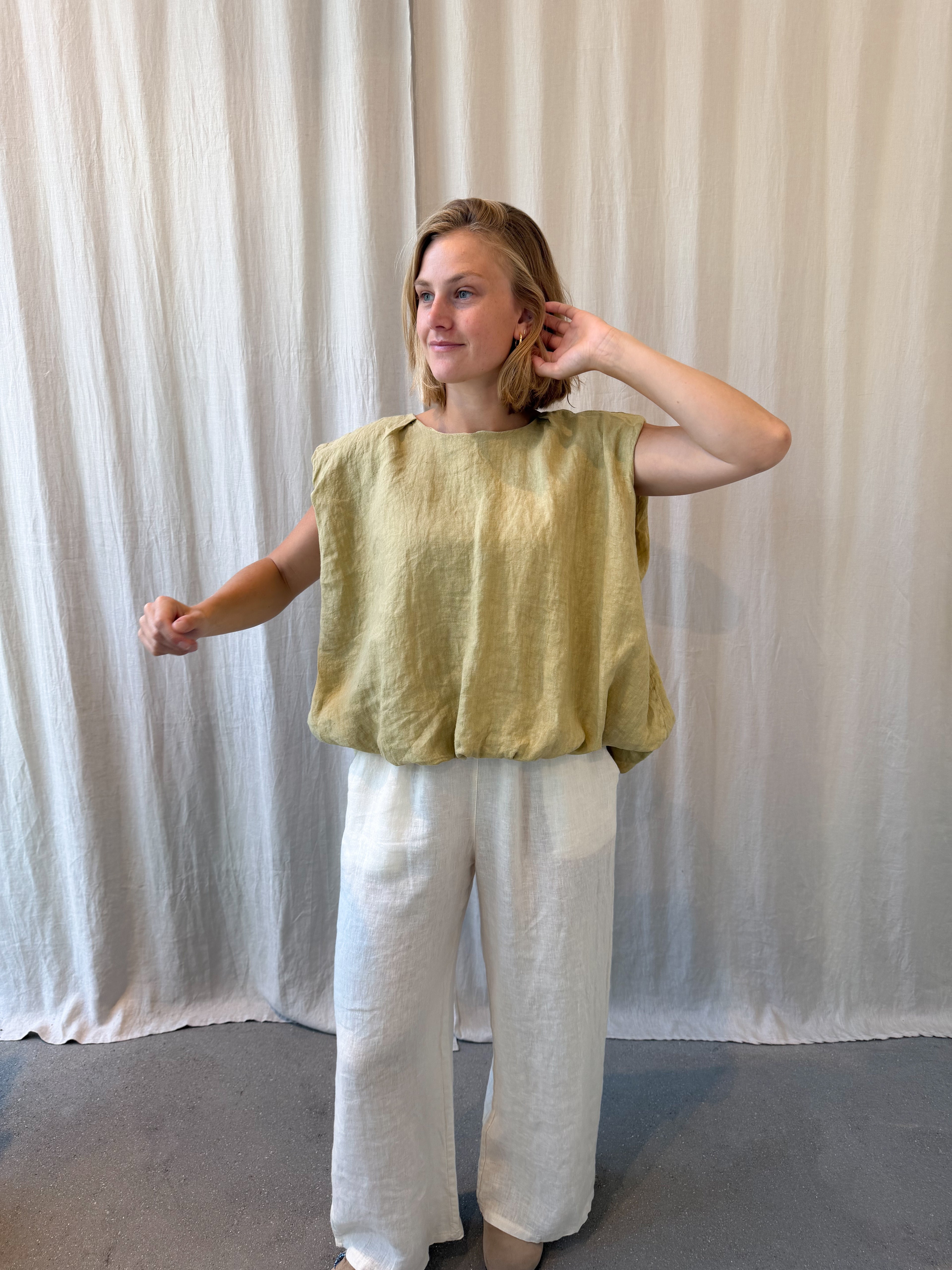 Matera linen top