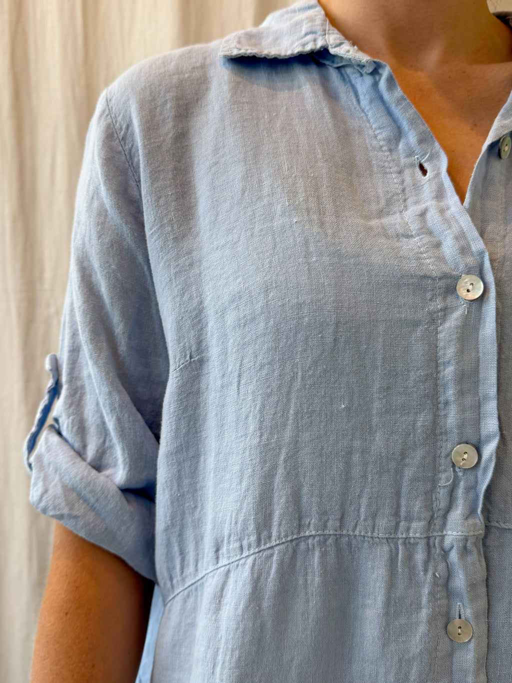 Riomaggiore linen dress