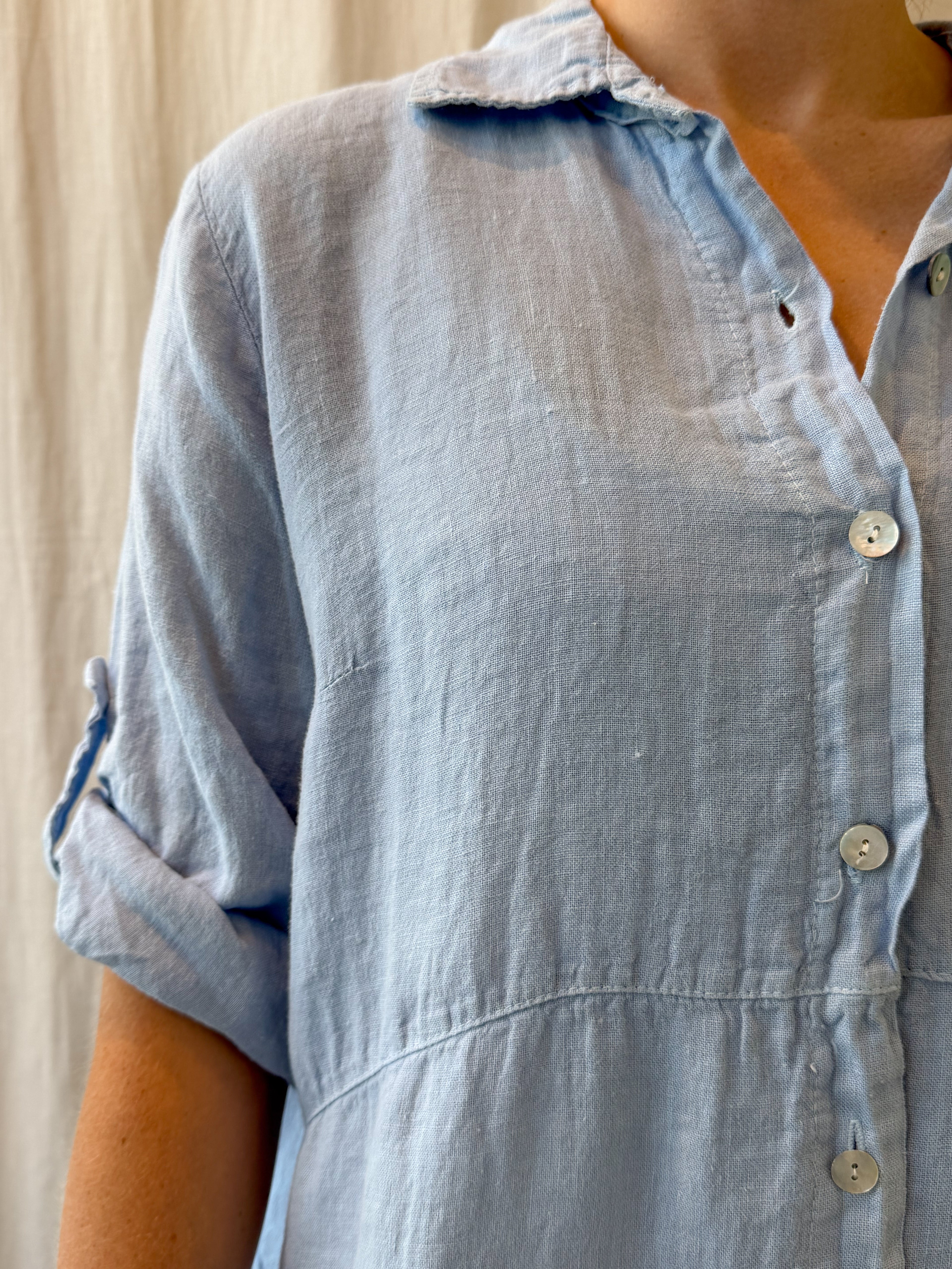 Riomaggiore linen dress