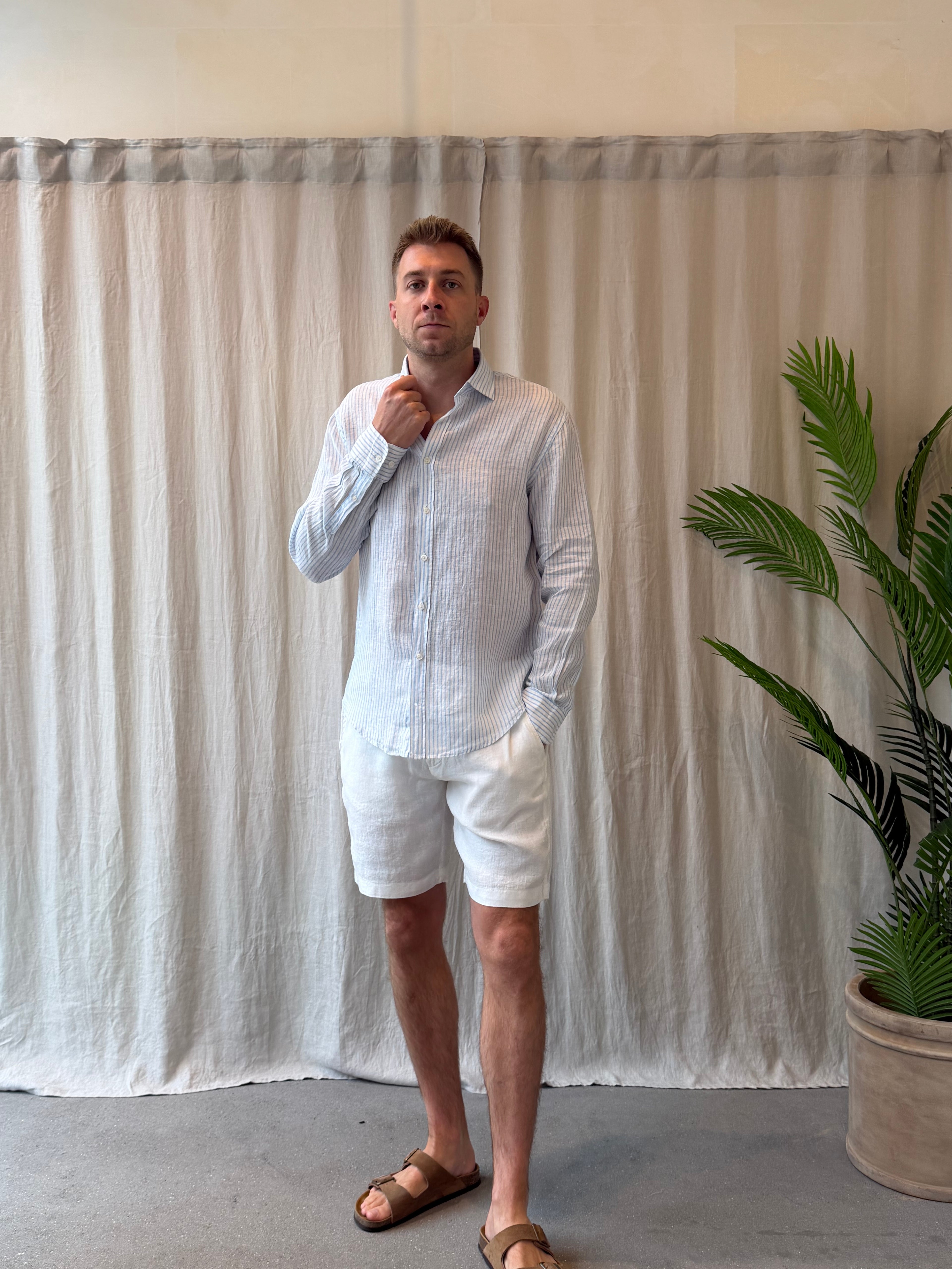 Cassis linen shirt