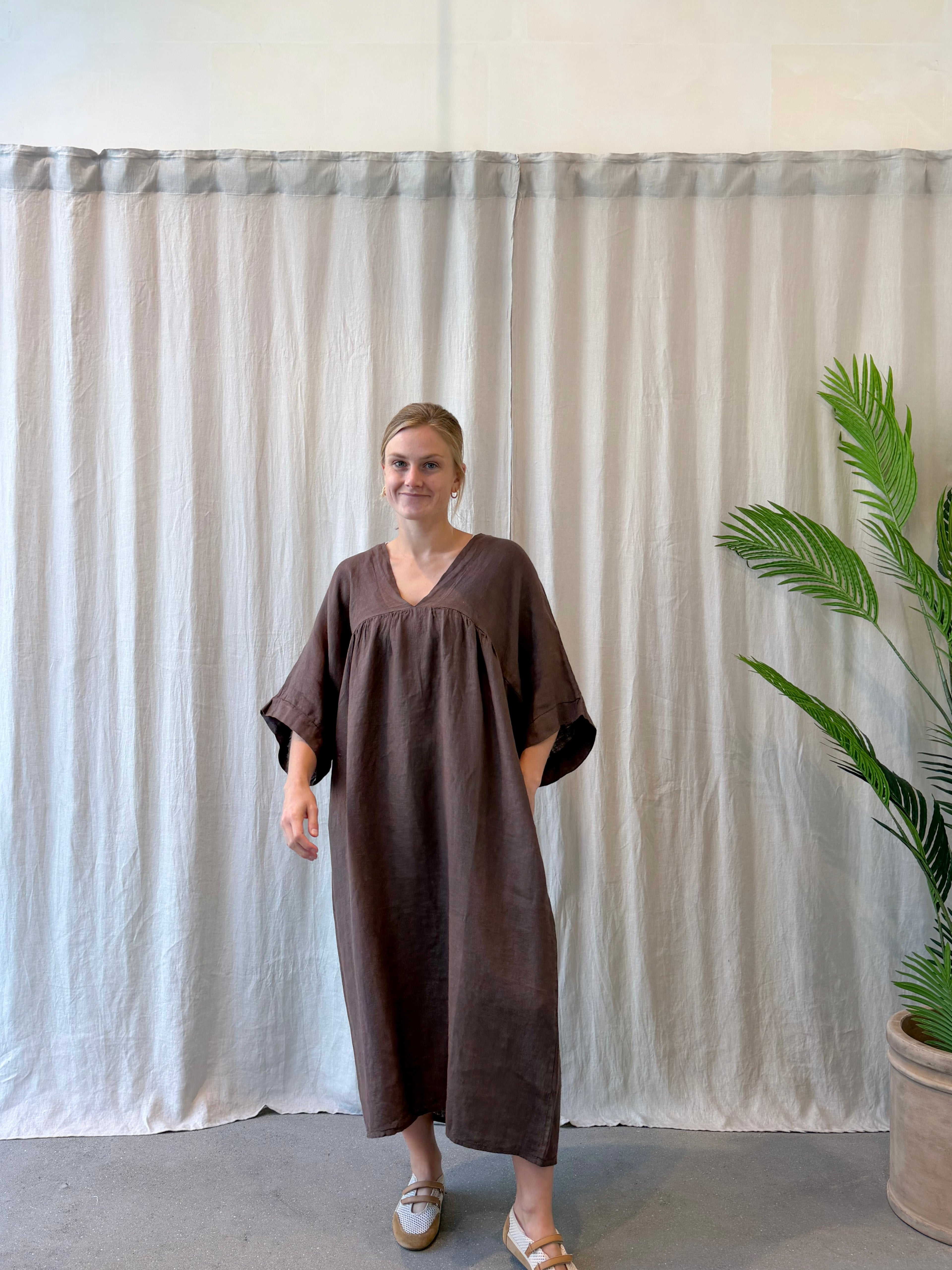 Monterosso linen dress