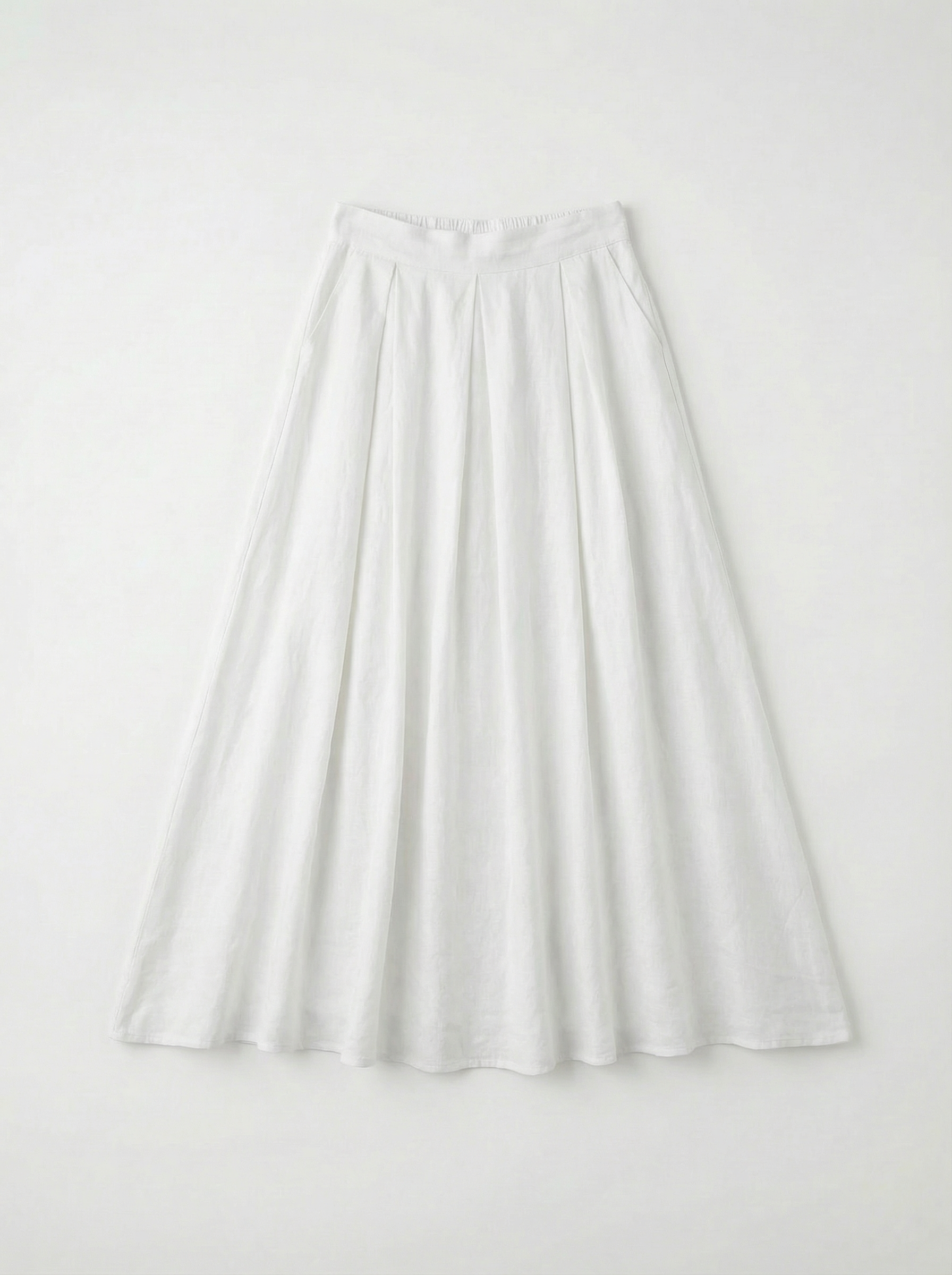 Tropea linen maxi skirt