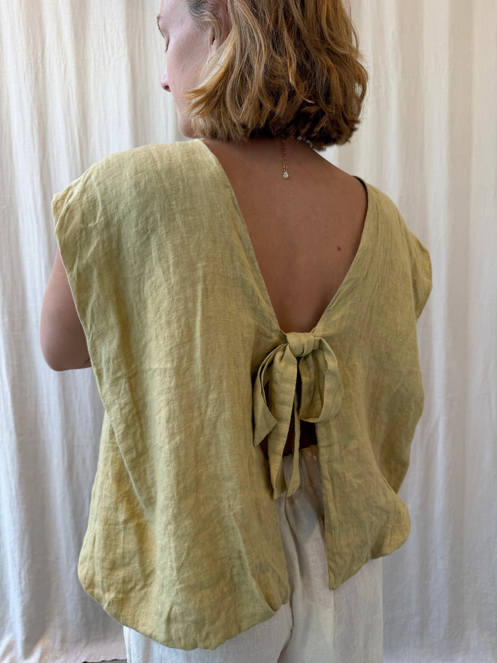 Matera linen top