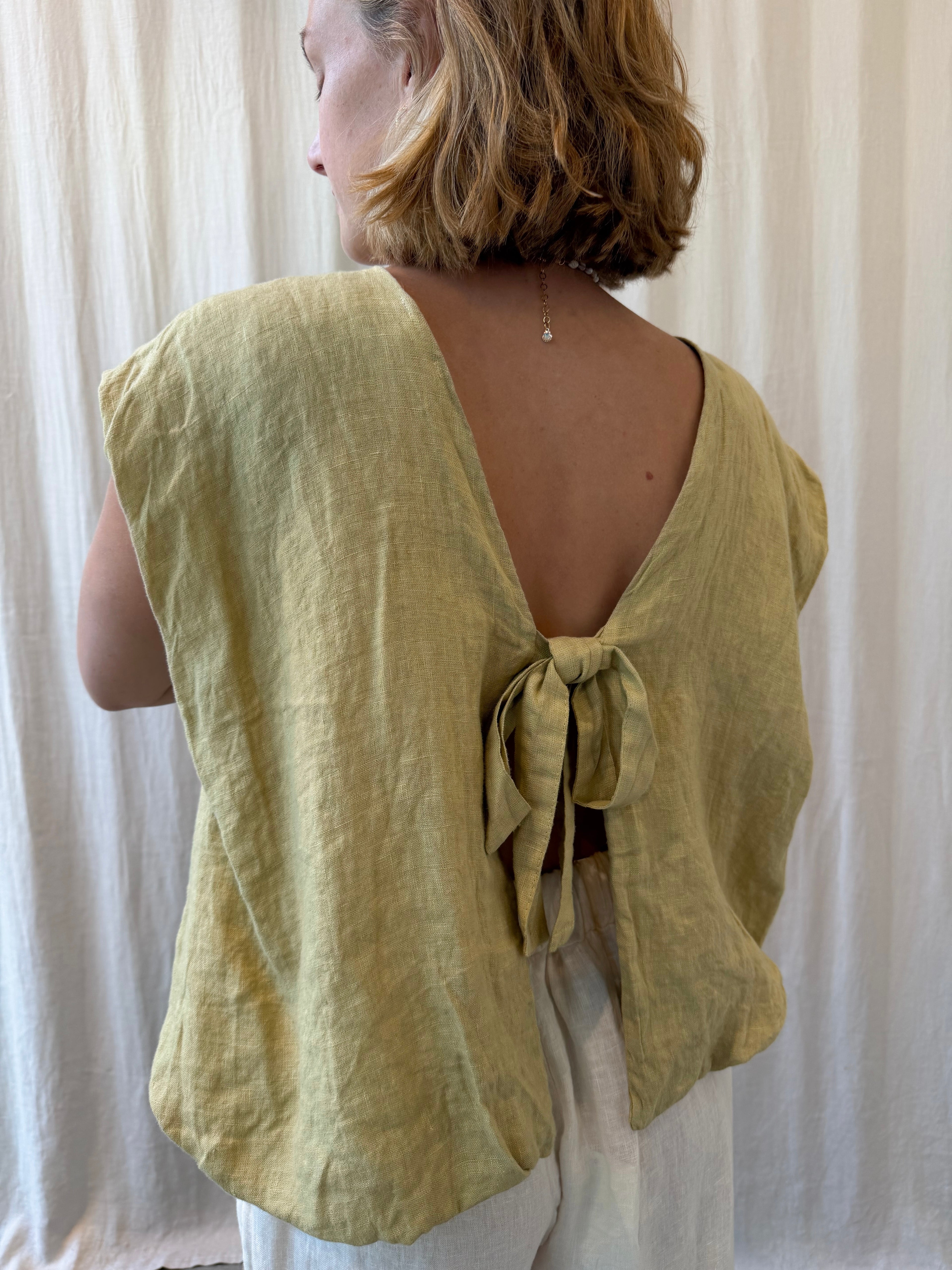 Matera linen top