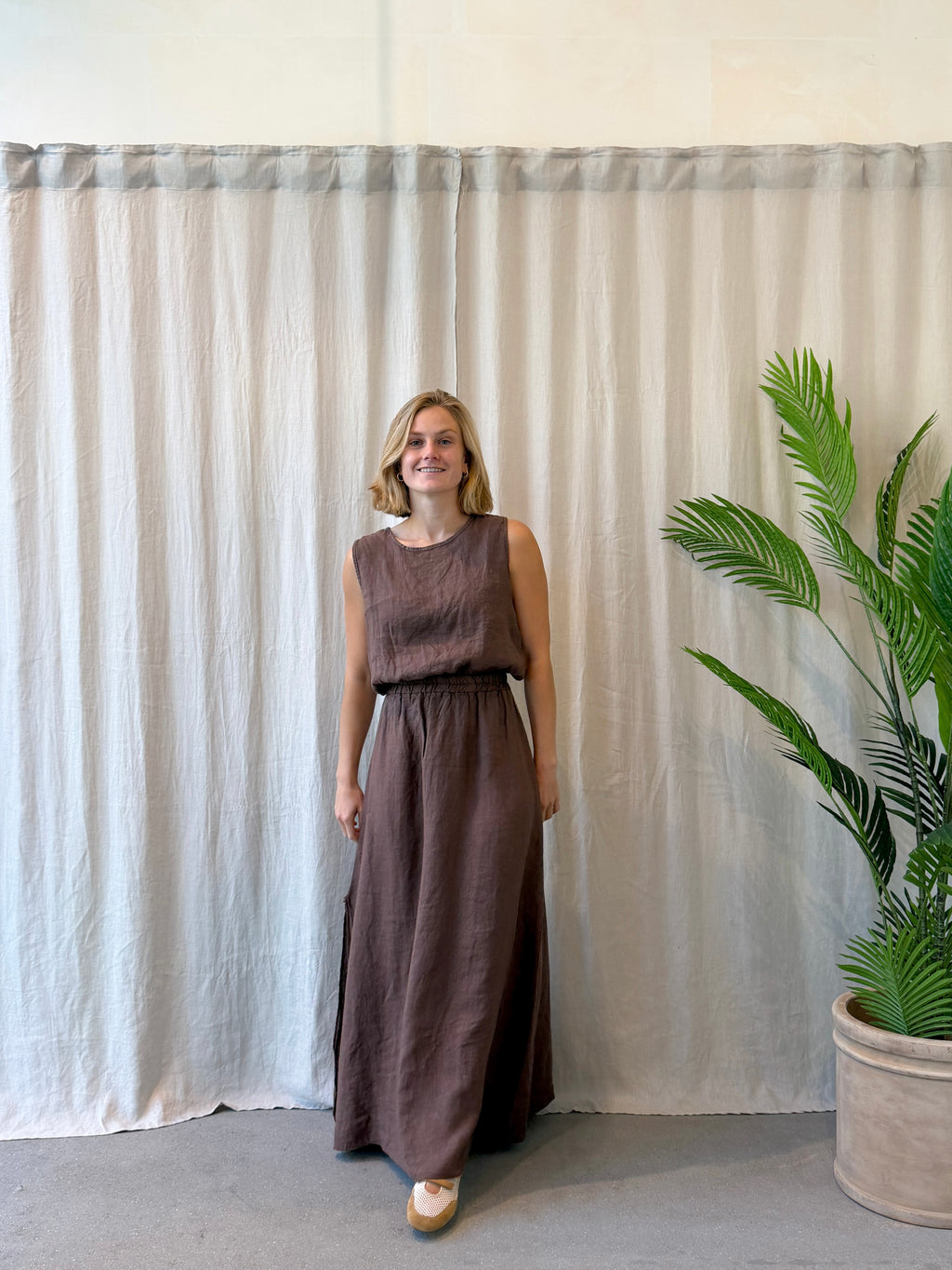 Capri linen set