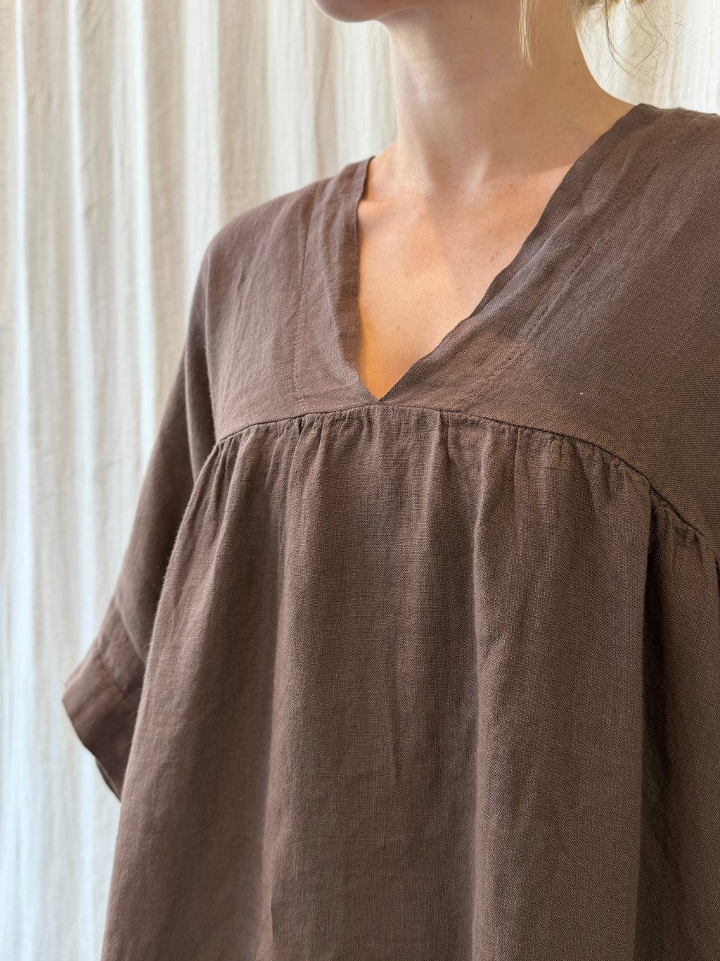 Monterosso linen dress