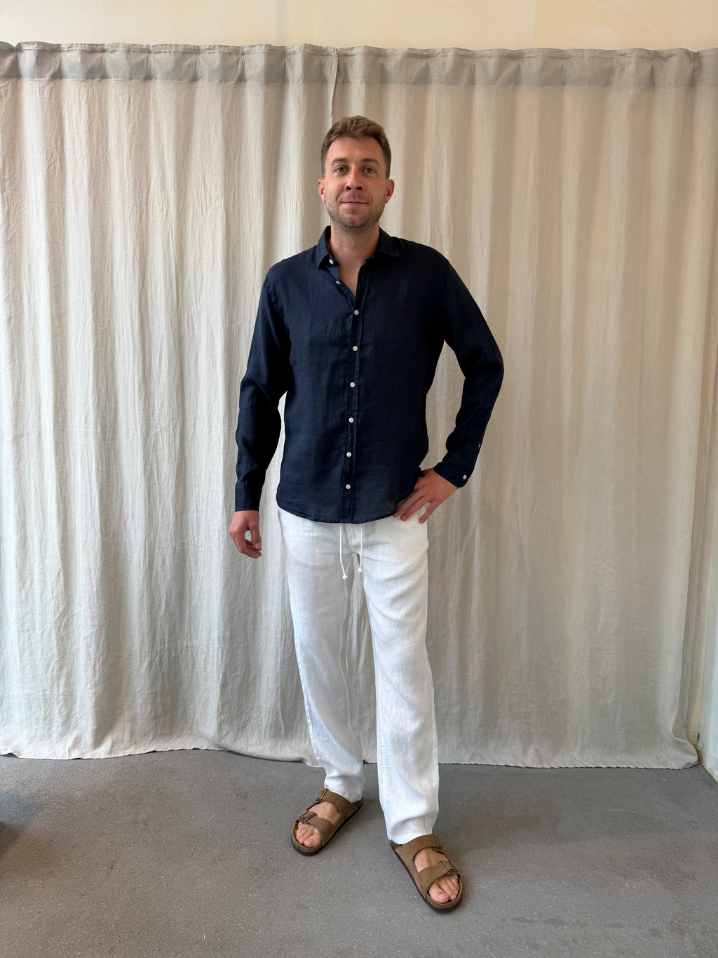 Cassis linen shirt