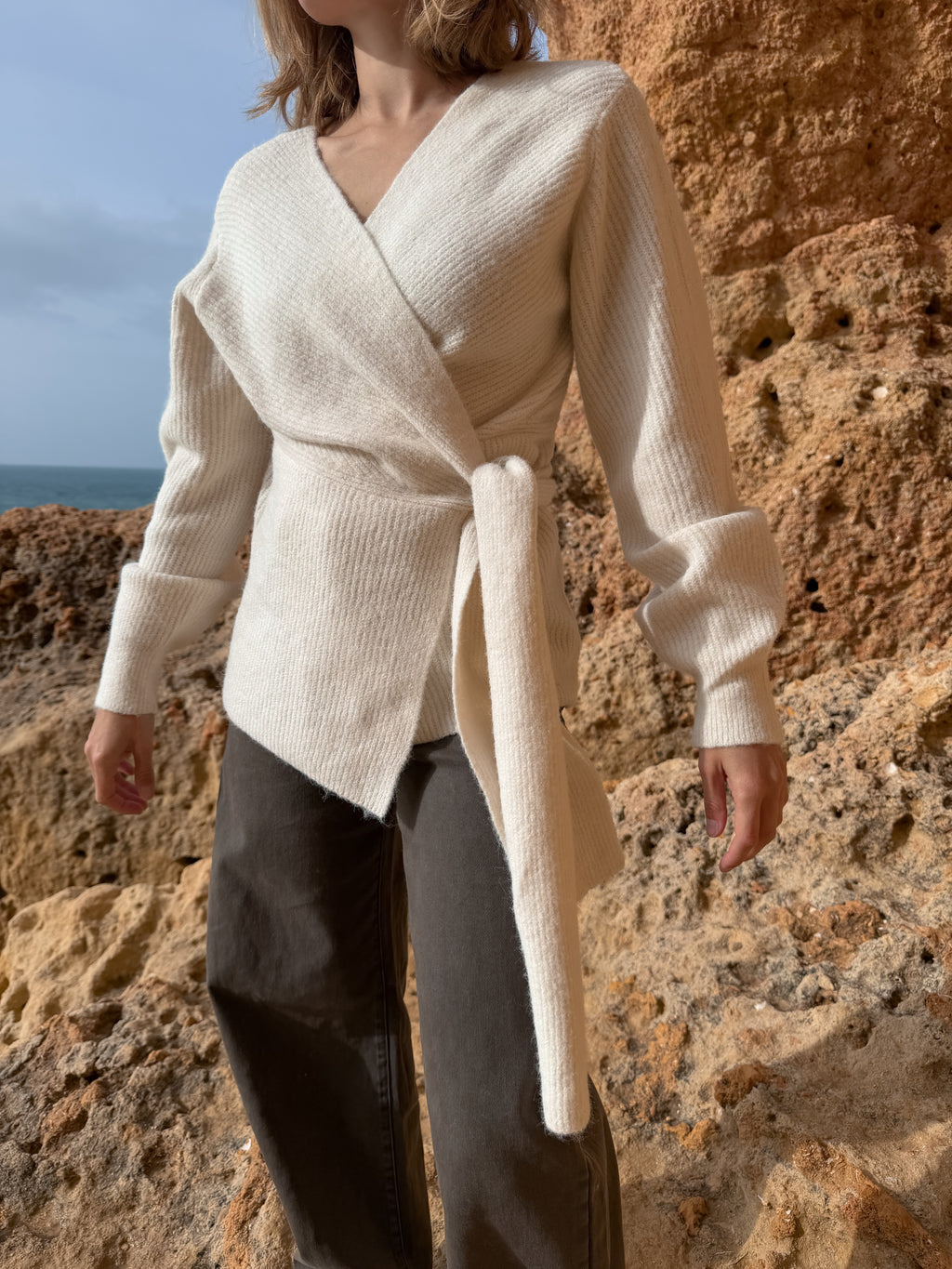 Bordeira wrap knit