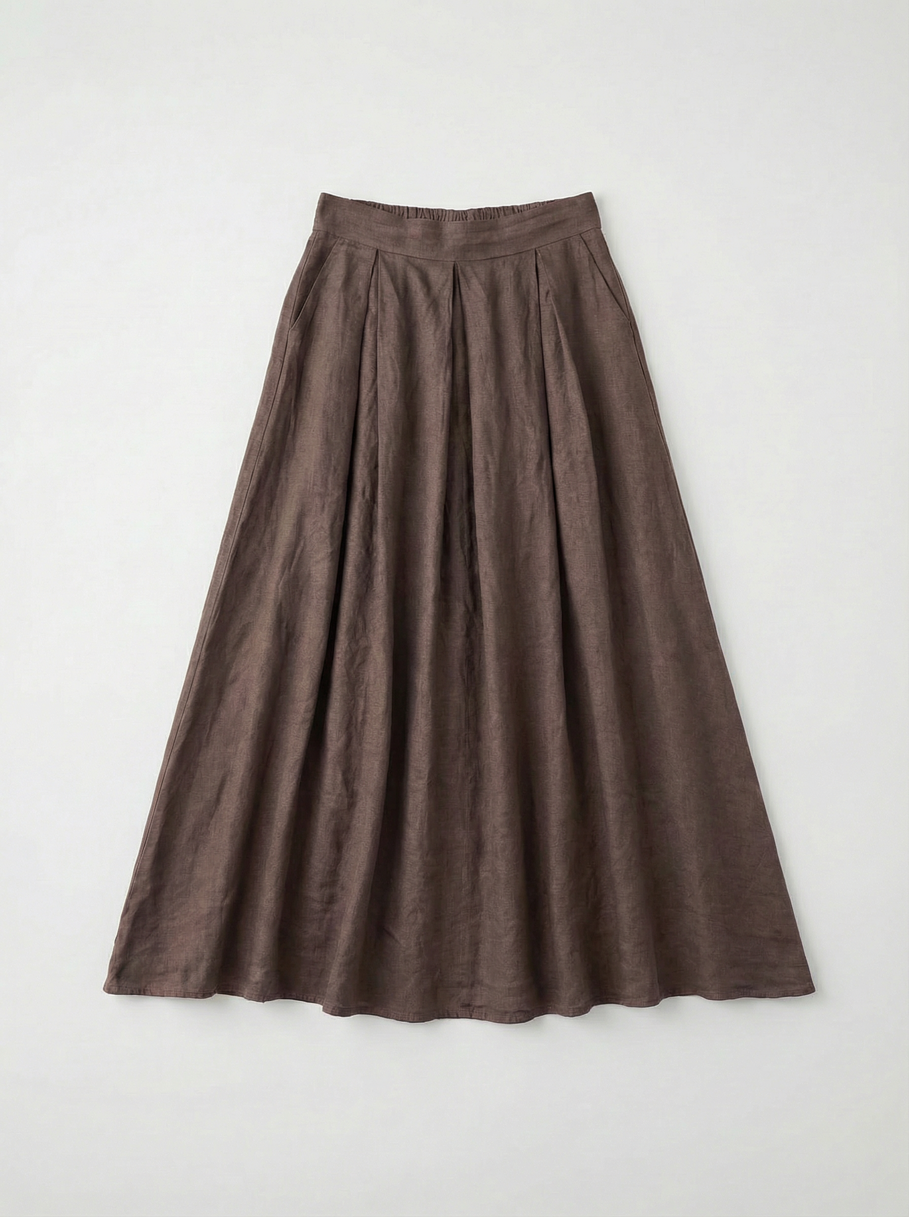 Tropea linen maxi skirt