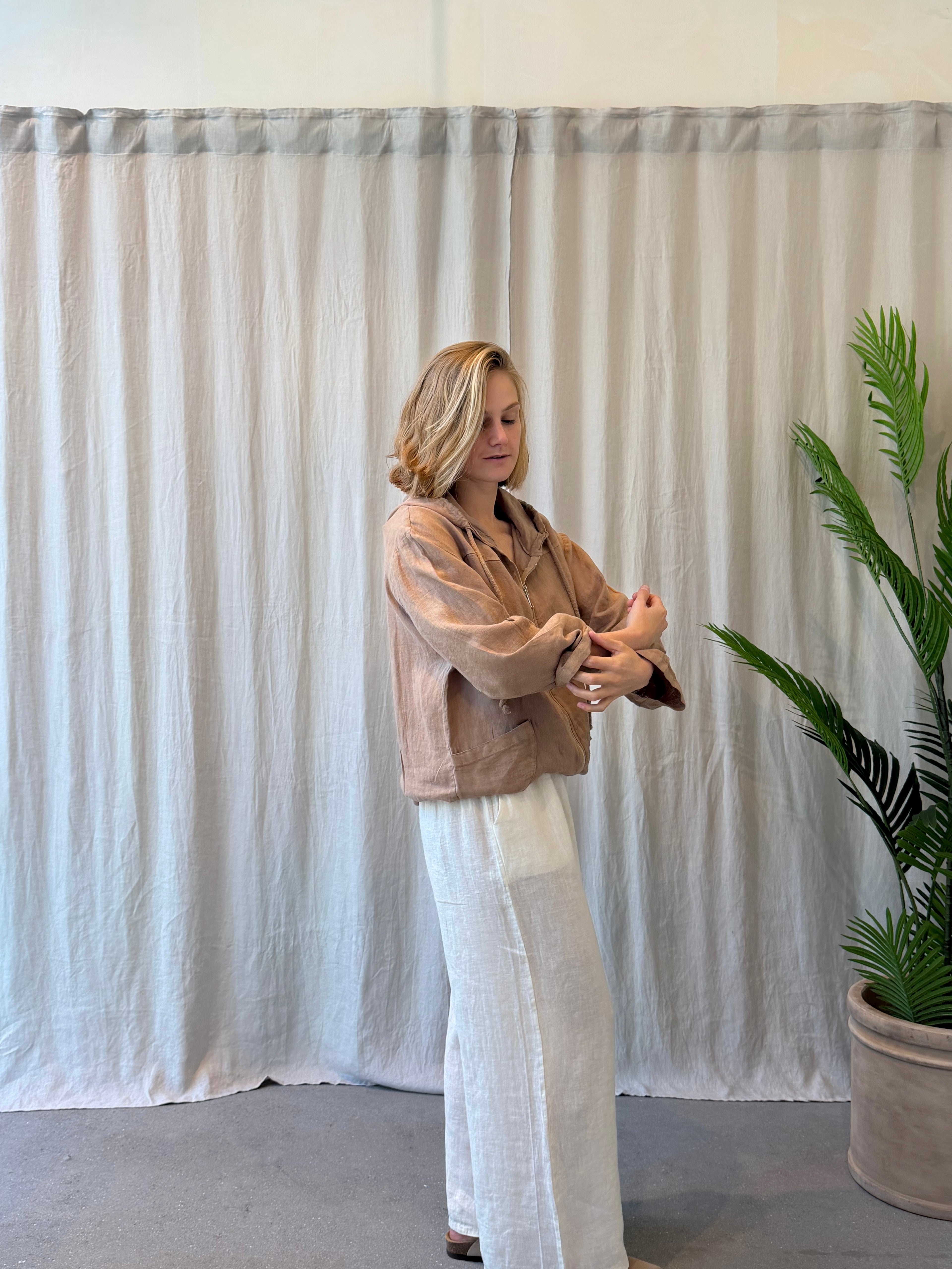 Ischia linen jacket