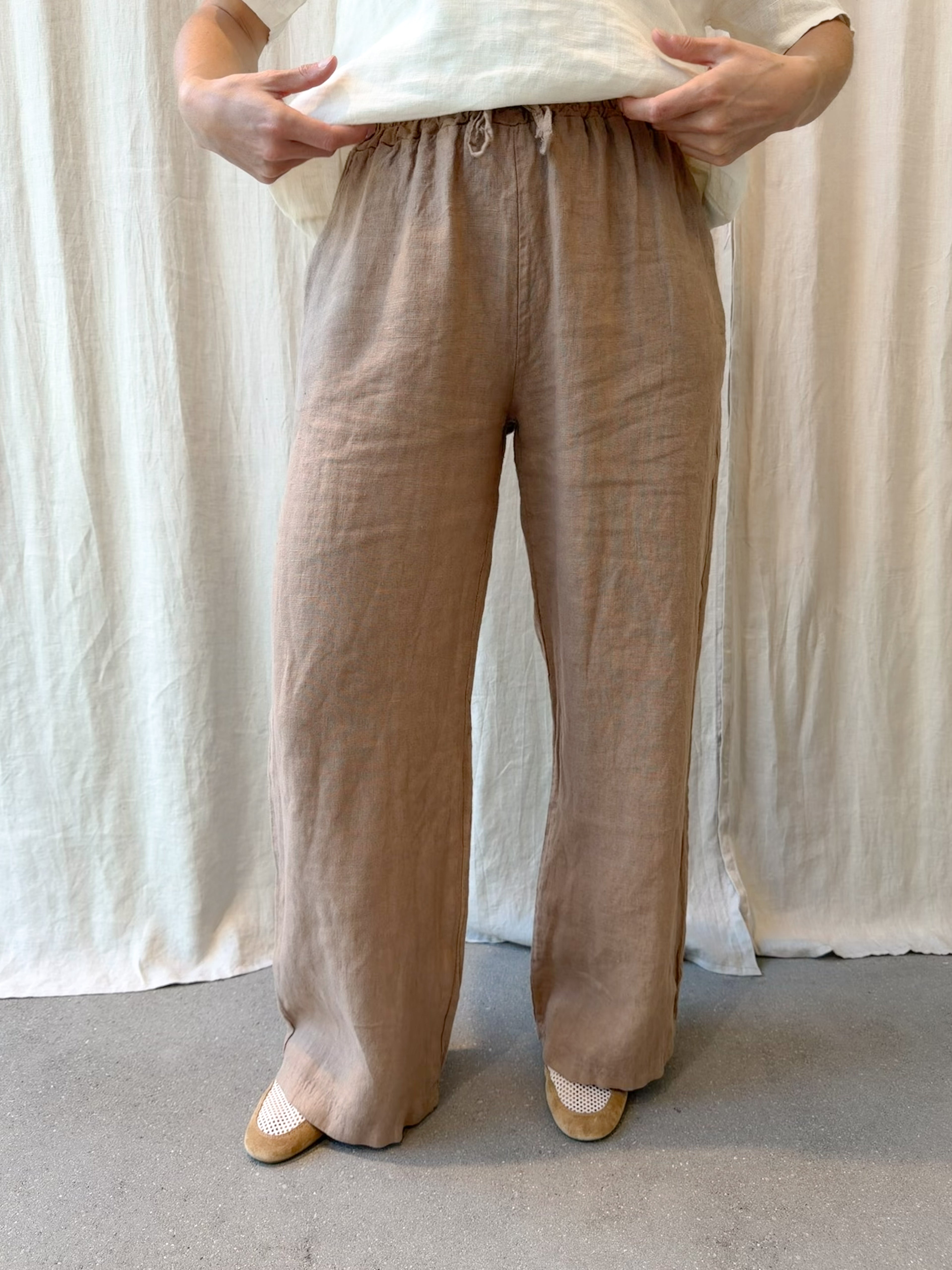 Positano linen pants