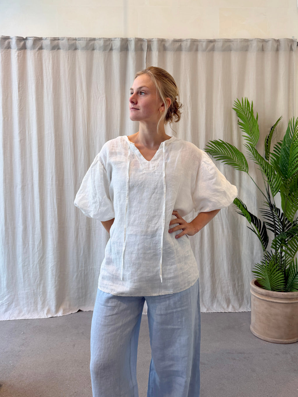 Ortigia linen blouse