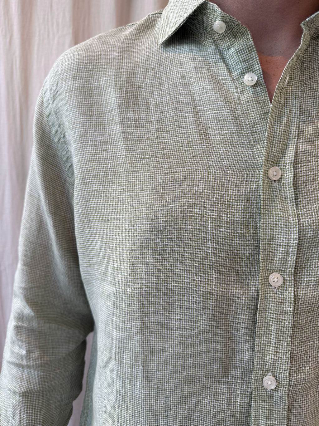Cassis linen shirt