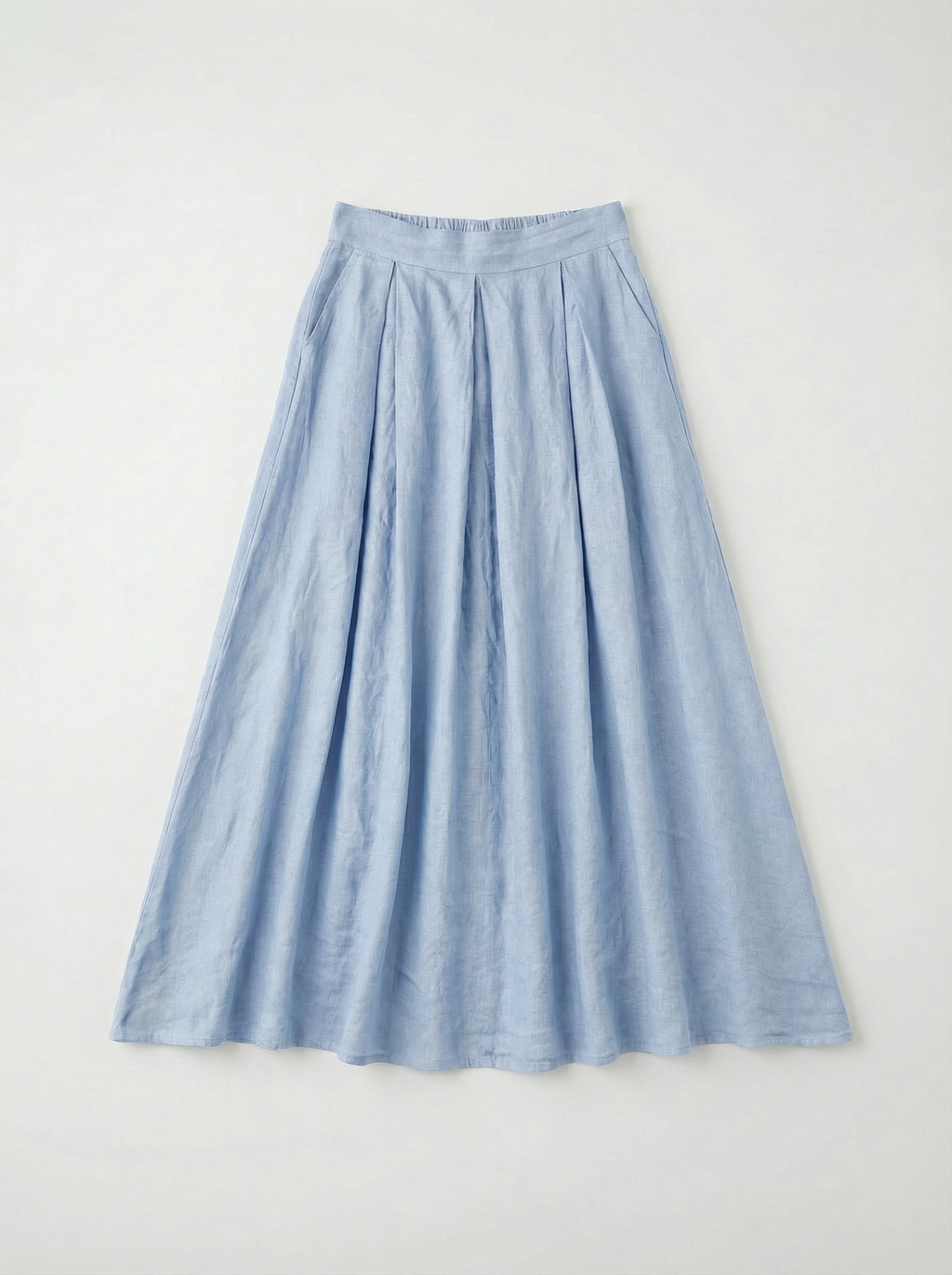 Tropea linen maxi skirt