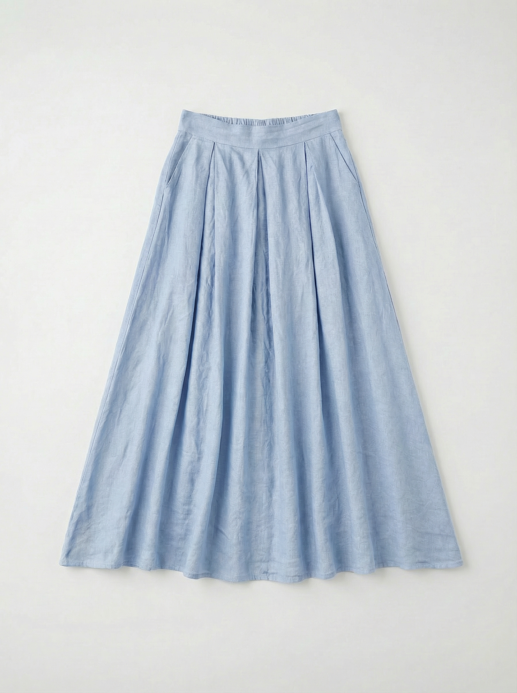 Tropea linen maxi skirt