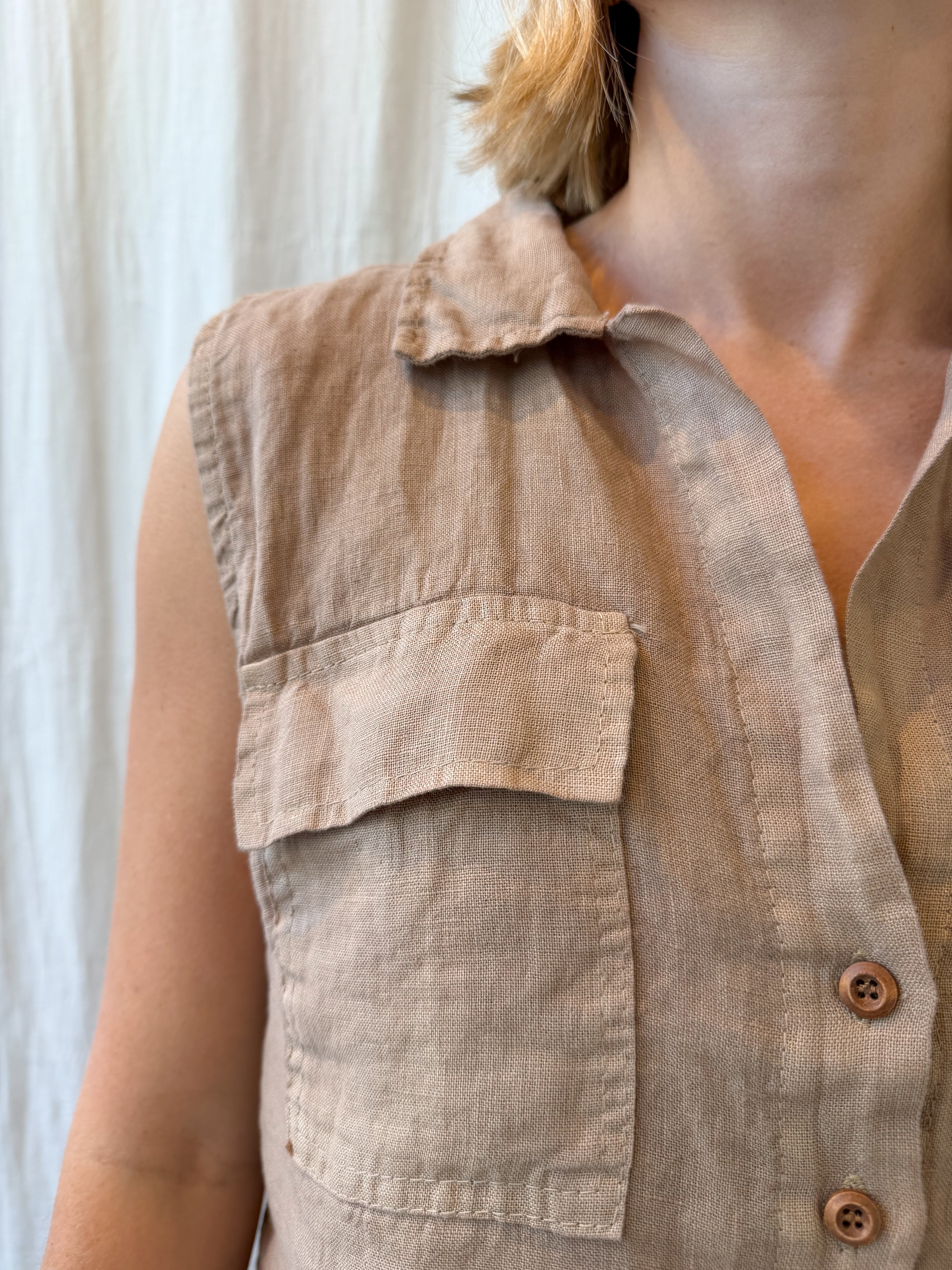 Elba linen top