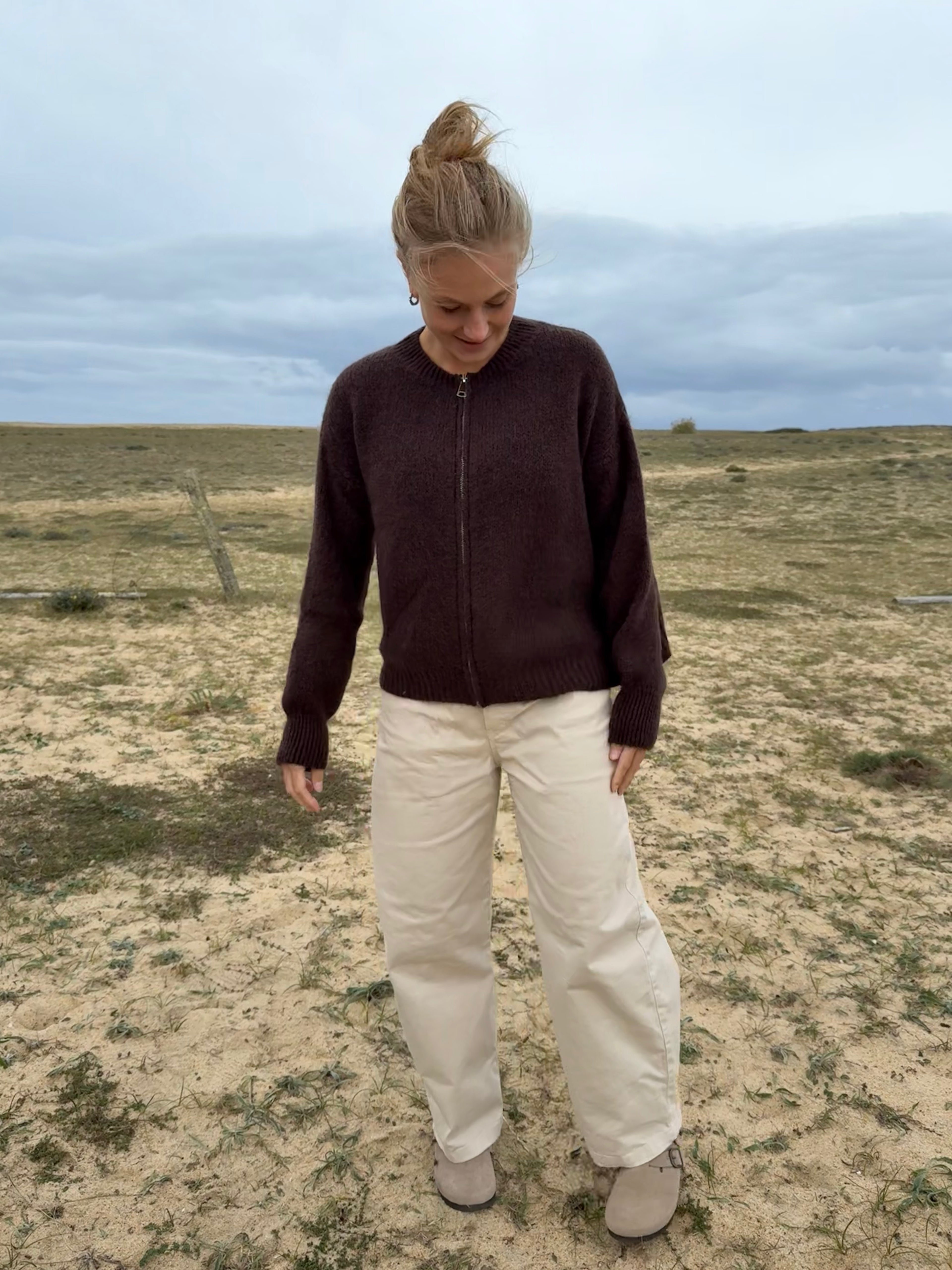 Contis Cardigan Zip Mohair